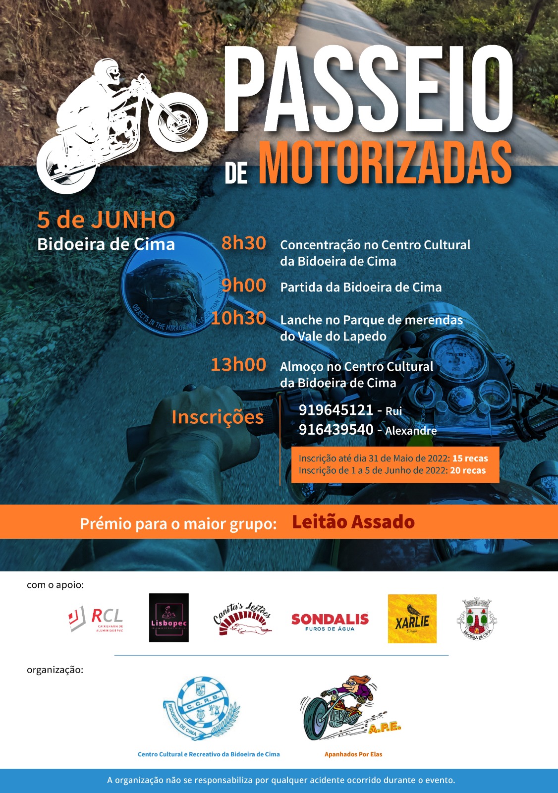 Imagem Passeio de Motorizadas -  5 DE JUNHO 2022