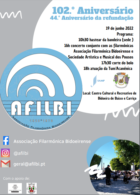 Imagem 102º Aniversário AFILBI