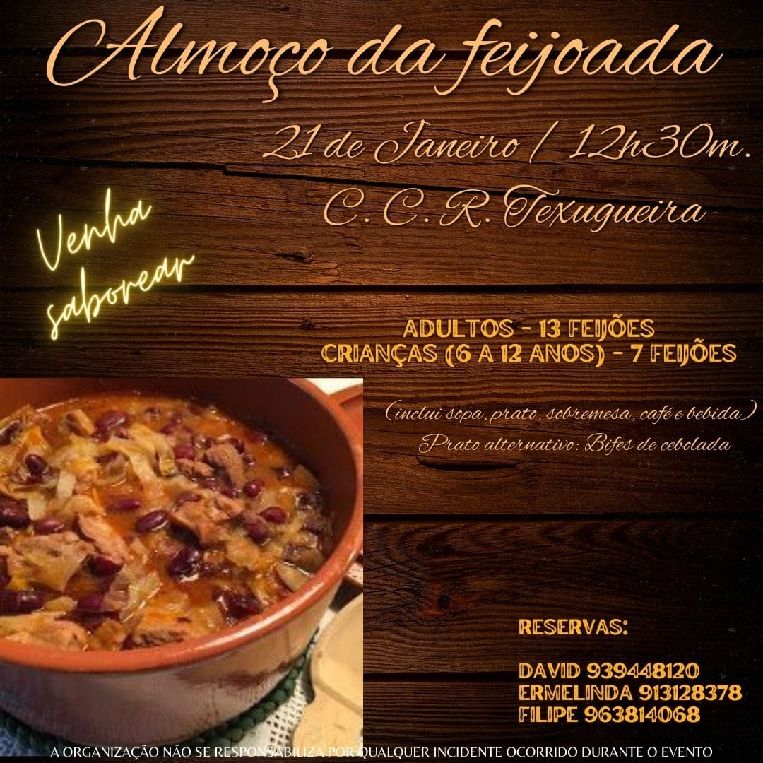 Imagem Almoço da feijoada - Texugueira - 21 de janeiro