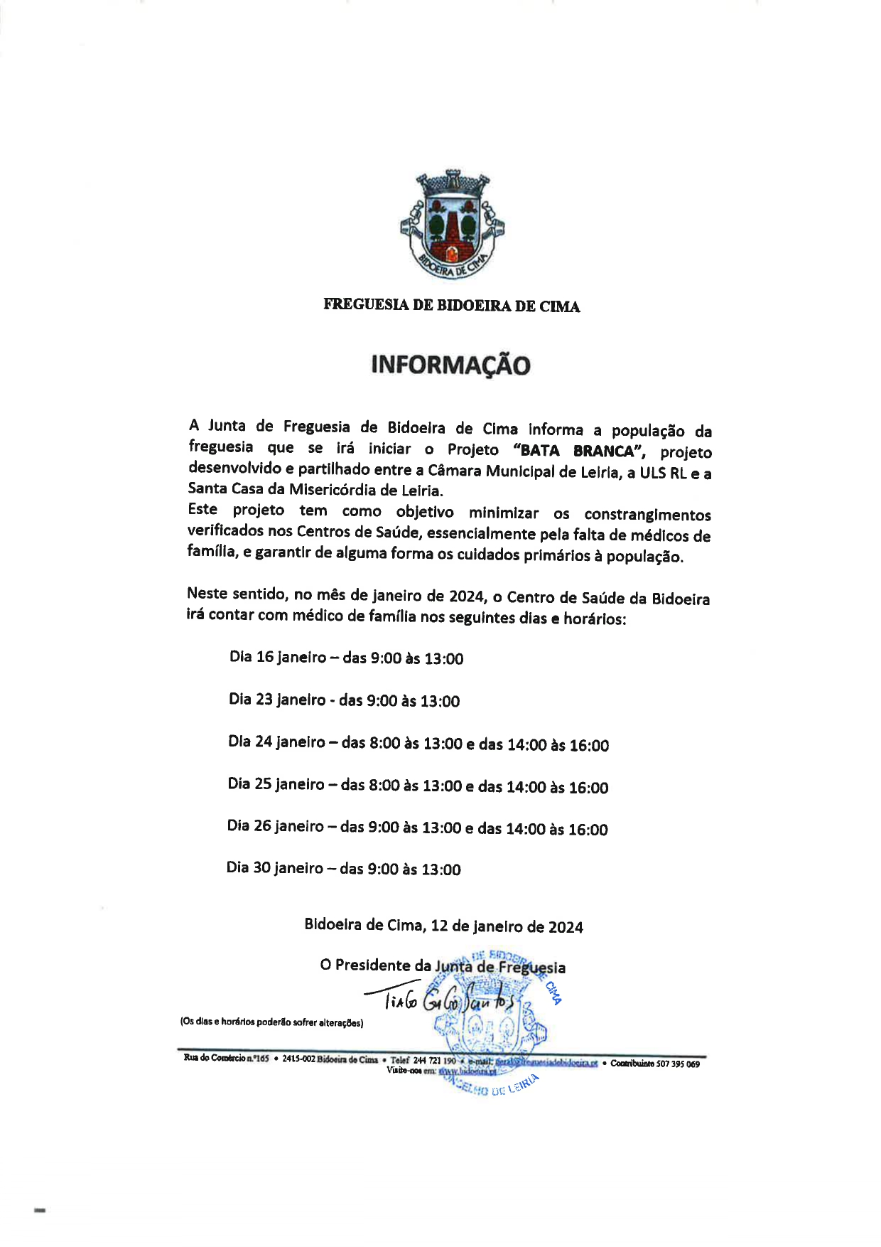 Imagem Projeto Bata Branca