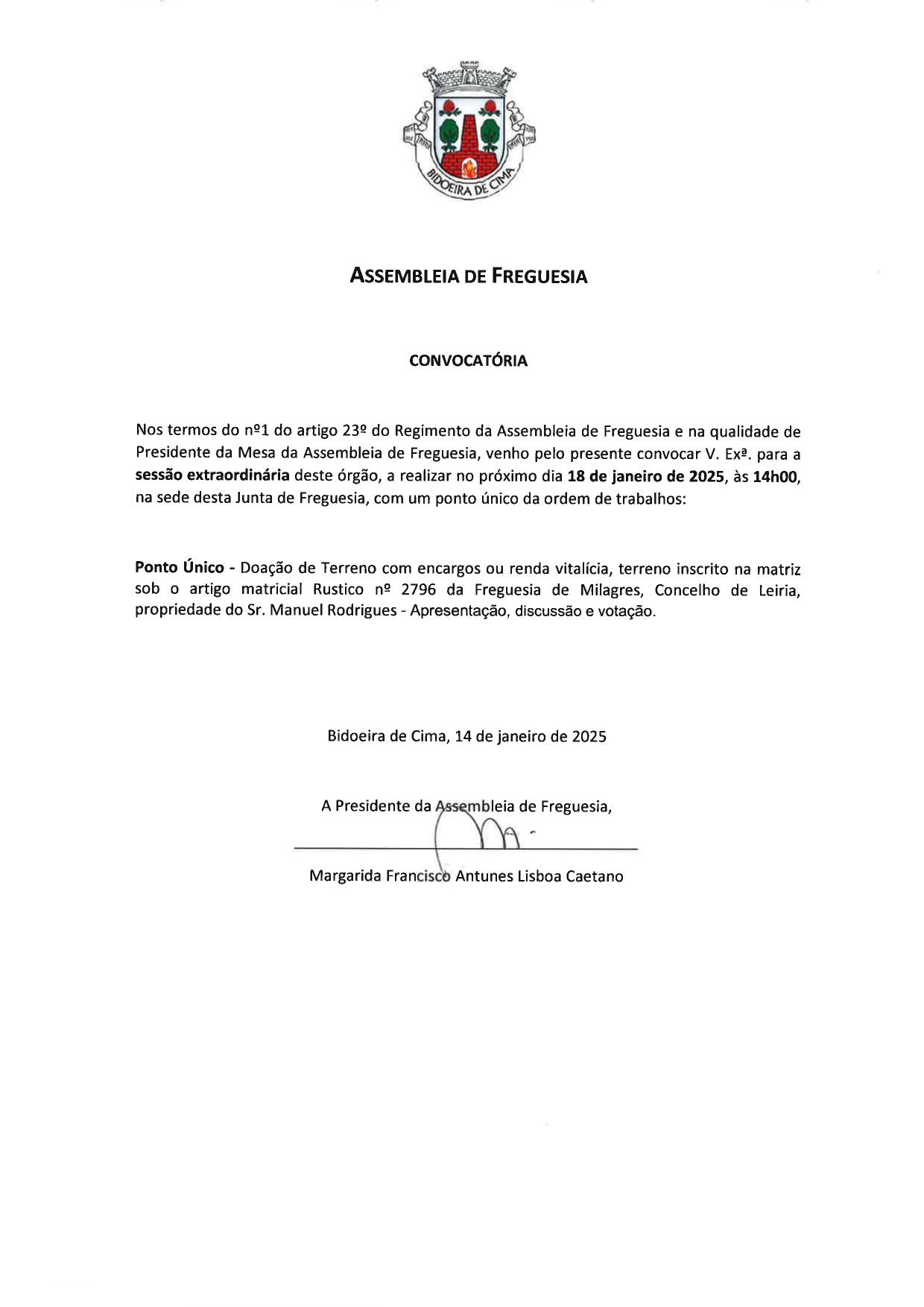 Imagem Assembleia Geral Extraordinária