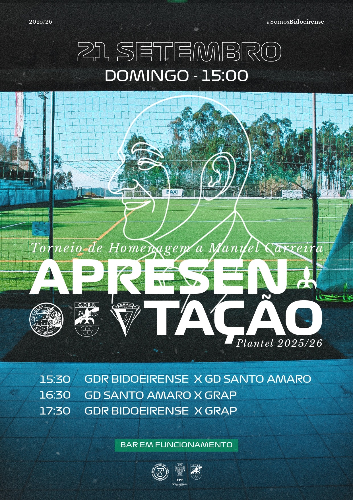 Imagem GDRB - Apresentação de equipa sénior e torneio de homenagem a Manuel Carreira - 21 setembro