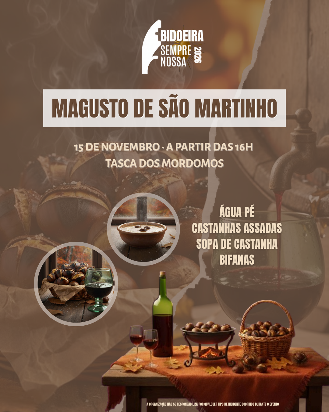 Imagem Magusto - Comissão de Festas Bidoeira de Cima - 15 novembro - 16h00