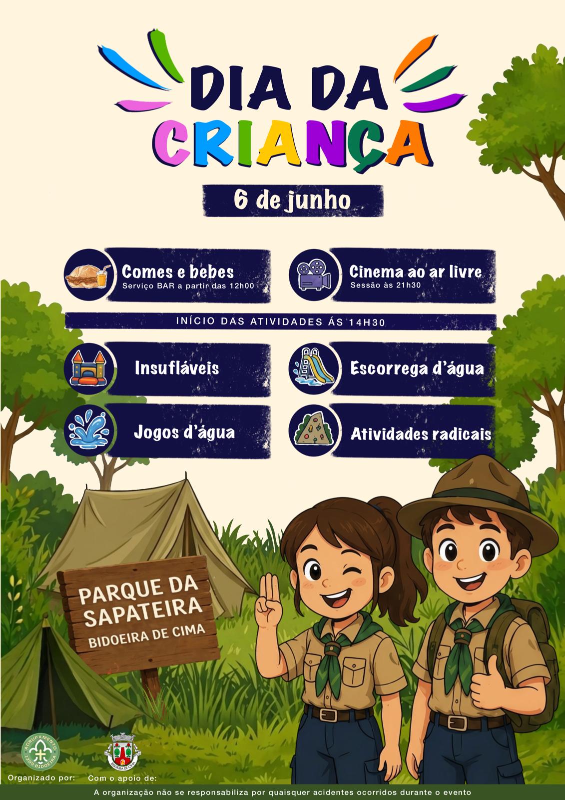 Notícia Celebração doa da criança - 6 de junho - 14h30 Parque da Sapateira