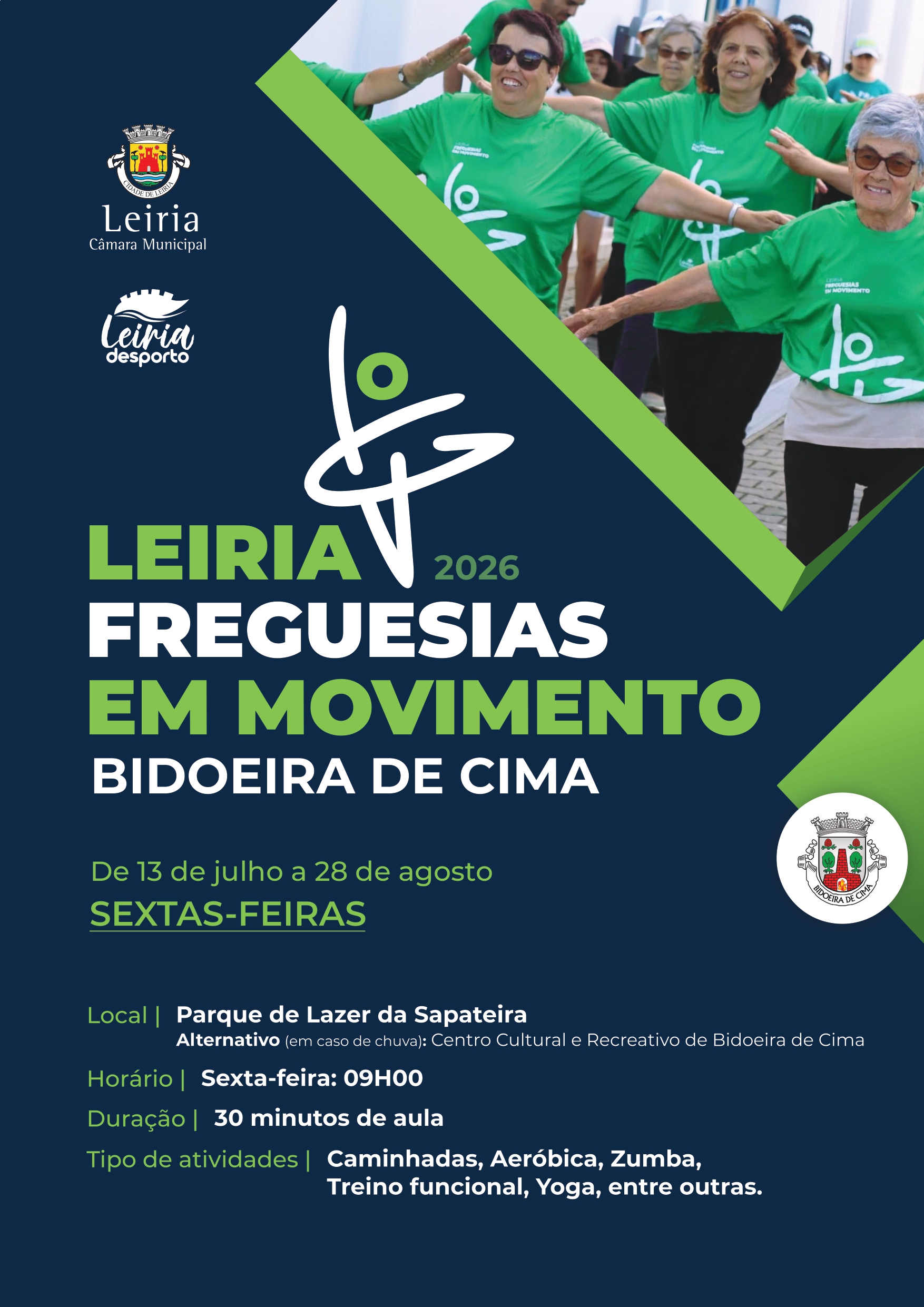 Notícia Leiria - Freguesias em movimento - Parque da Sapateira - 9h30