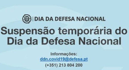 Imagem SUSPENSÃO DO DIA DA DEFESA NACIONAL
